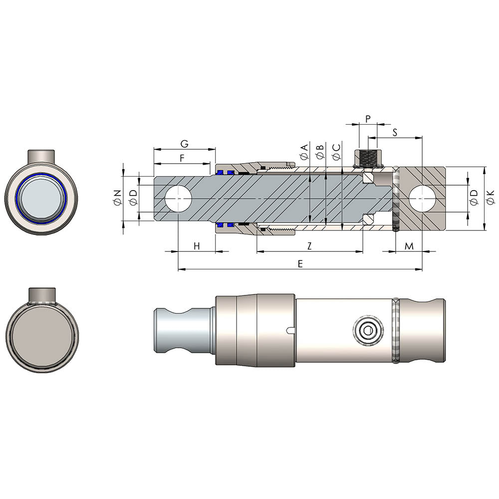 Series 100 Single Acting Cylinders